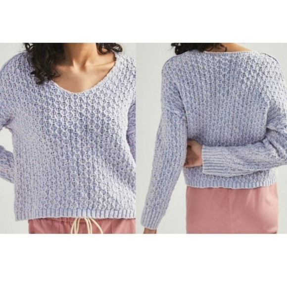 Pilcro  By Anthropologie Women's Purple Christian Knit Anthro Sweater Size Small - Picture 3 of 11